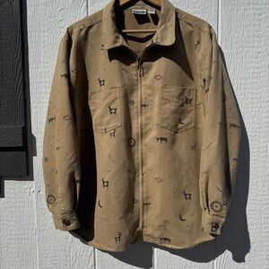 chico’s tan southwestern jacket